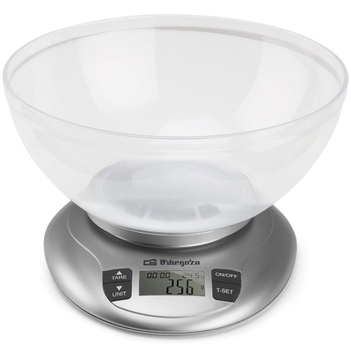 Orbegozo Báscula de Cocina Electrónica PC 2017 A Plata Orbegozo Báscula de Cocina Electrónica PC 2017 A Plata
